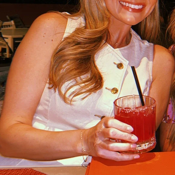 Zara Cream Button-Up Vest - Picture 5 of 5